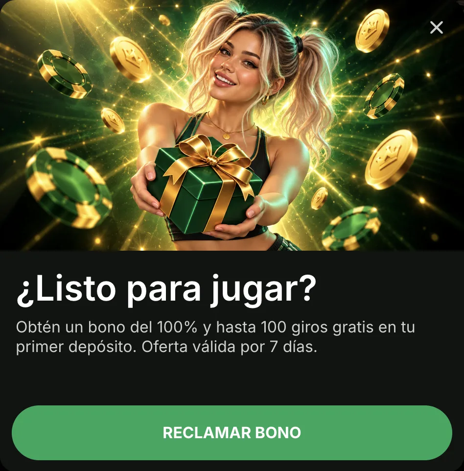 Aviso de DaleWin con el bono de bienvenida